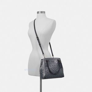 Coach Glitter Patent Leather Crossbody with Wallet